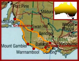 Great Ocean Road & The Grampians, Australia Outback Tours, Outback Australia Adventures, Outback Tours, Adventure Australia, Australia Tours, Red Centre, Ayers Rock, Kangaroo Island, Barossa Valley, Coober Pedy, Uluru, 4WD Tours, German Guide